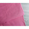 Fuchsia dense dot, tiny 3 mm dot size