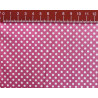Fuchsia dense dot, tiny 3 mm dot size