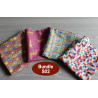 Outdoor fabric remnants bundle - mix of patterns- 4 pieces