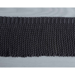 cotton bullion fringe - 120mm - Black color