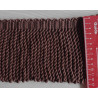 cotton bullion fringe - 120mm - Brown color