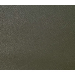 Faux leather fabric - dark olive, close-up on the fabric texture