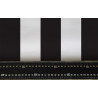 water- resistant canvas - stripe black&white