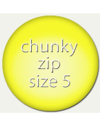 chunky zip slider size 5