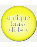 antique brass sliders