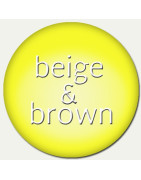 beige & brown