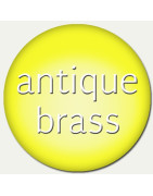 antique brass zips