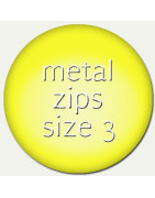 metal zip slider size 3