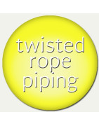 Twisted rope piping cord