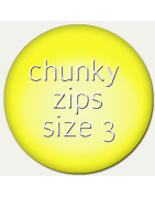 Chunky zips size 3